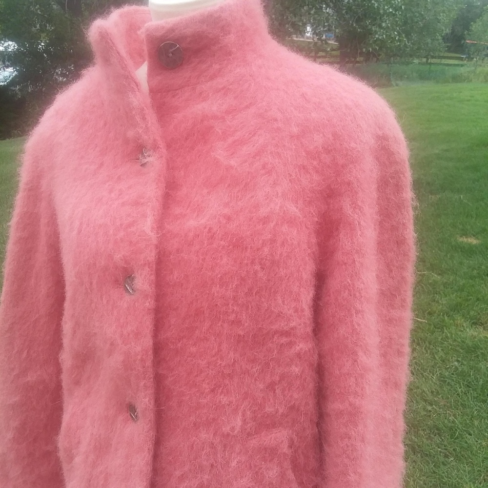 Vintage Appleseed Pink Alpaca Mohair Coat 12P